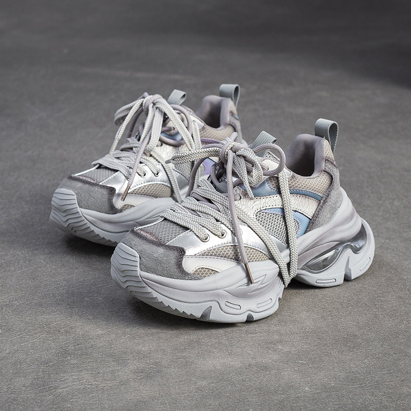 Women's Fashion Breathable Mesh Chunky Sneakers-RAIIFY