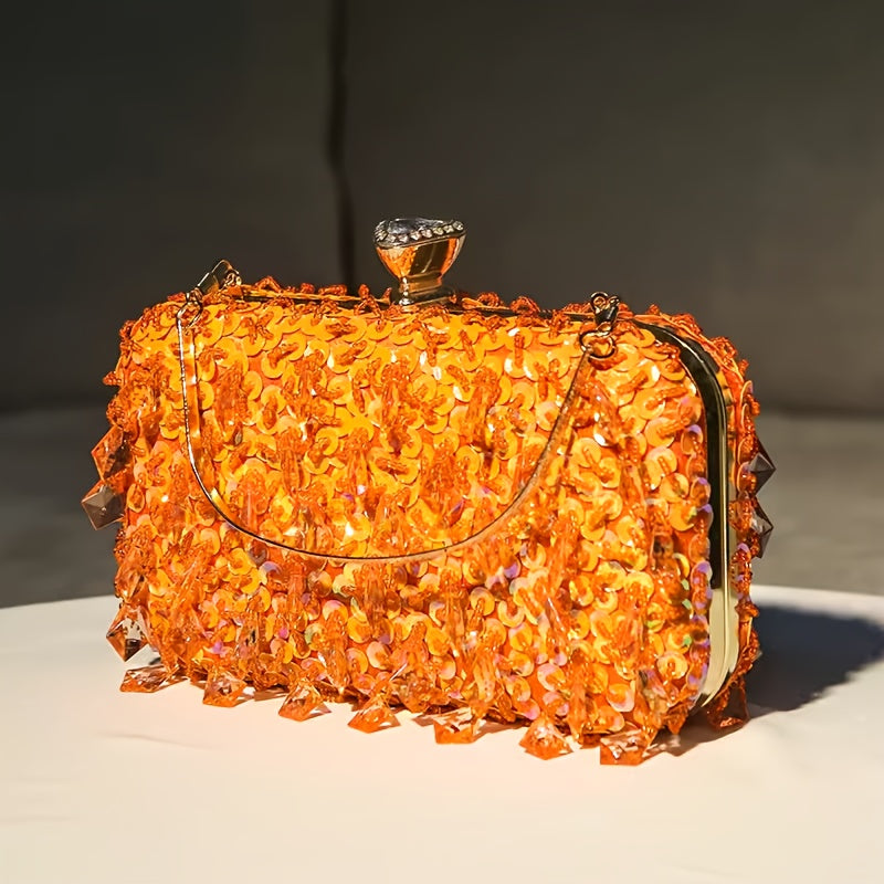 Handmade Vintage Beaded Handbag for Elegant Evening Events