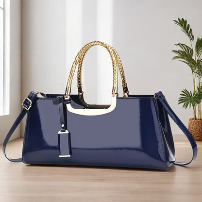 Glossy Finish Evening Clutch: Elegant Women's Fashion Accessory