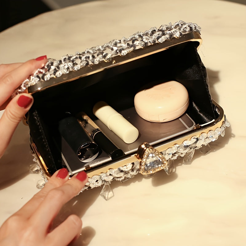 Handmade Vintage Beaded Handbag for Elegant Evening Events