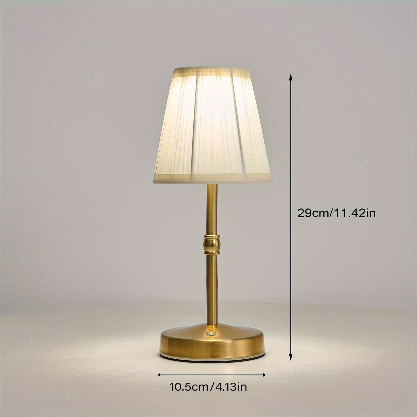 Dimmable Cordless LED Table Lamp with Rechargeable Battery