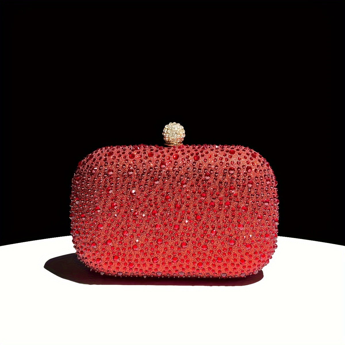 Emerald Green Handbag: Elegant Small Rhinestone Evening Purse