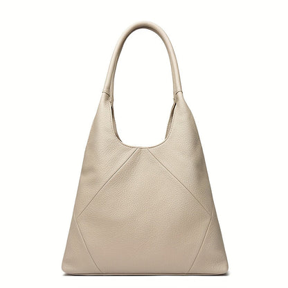 Elegant PU tote bag: Stylish large capacity shoulder purse