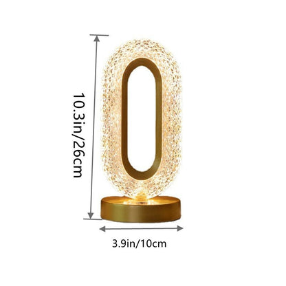 Rechargeable Touch-Controlled LED Lamp with Dimmable Night Light