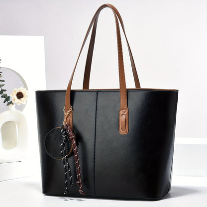 Stylish Large Capacity Tote Bag for Women with Coin Purse