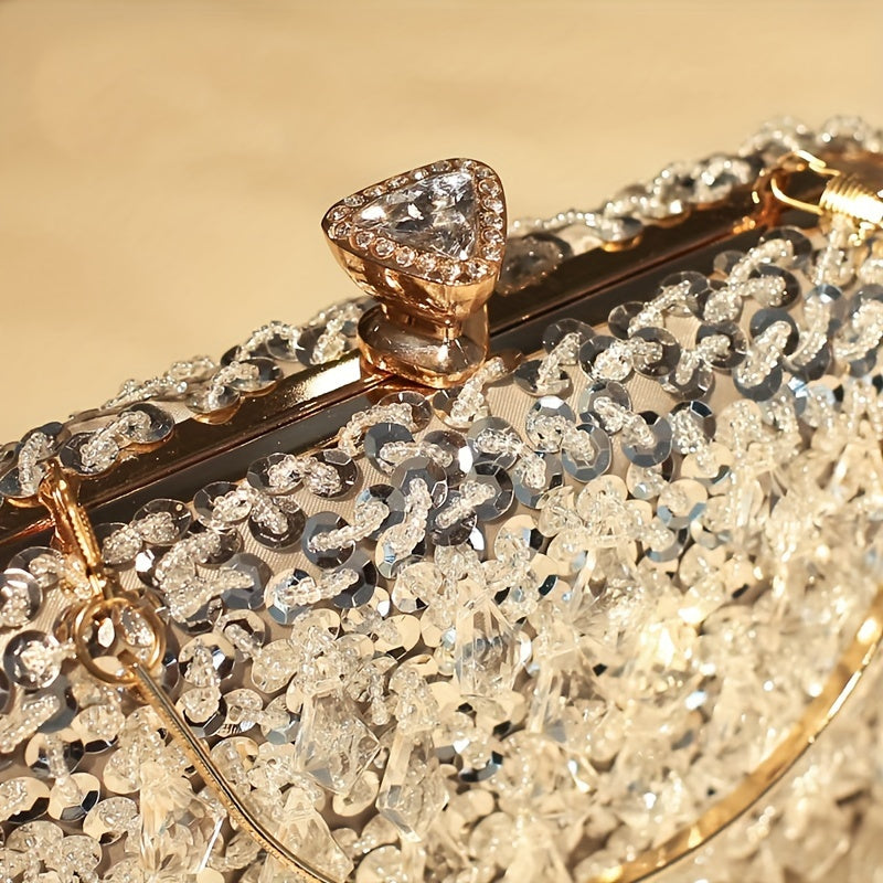 Handmade Vintage Beaded Handbag for Elegant Evening Events