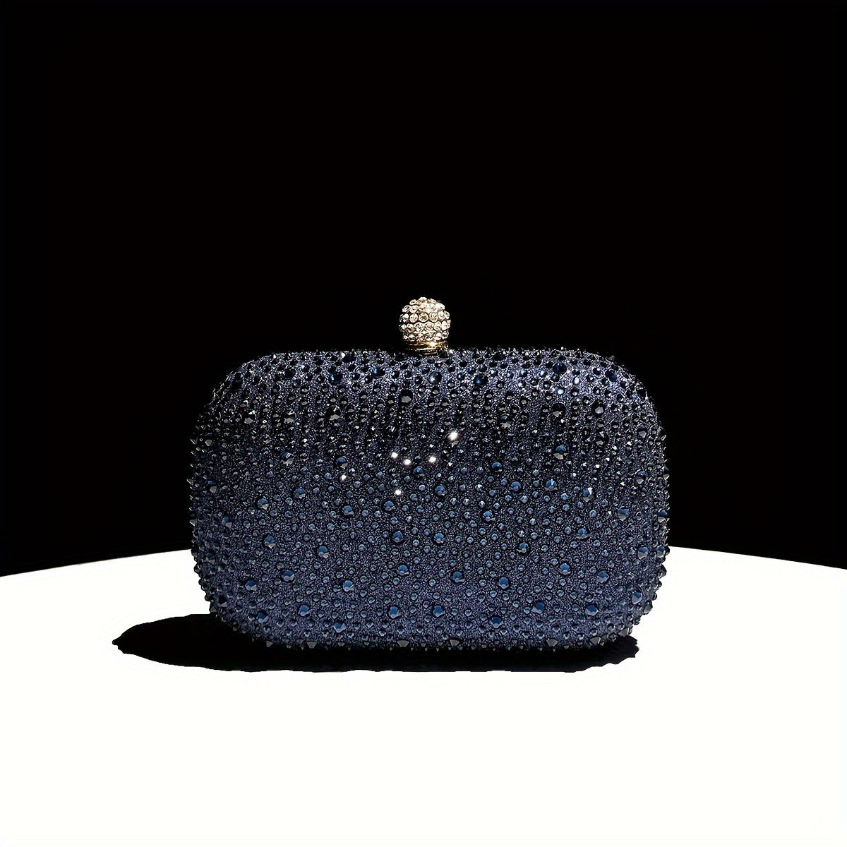 Emerald Green Handbag: Elegant Small Rhinestone Evening Purse