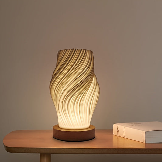 Dimmable modern minimalist LED table lamp with three modes