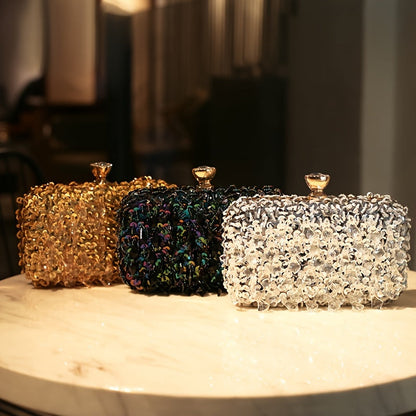 Handmade Vintage Beaded Handbag for Elegant Evening Events