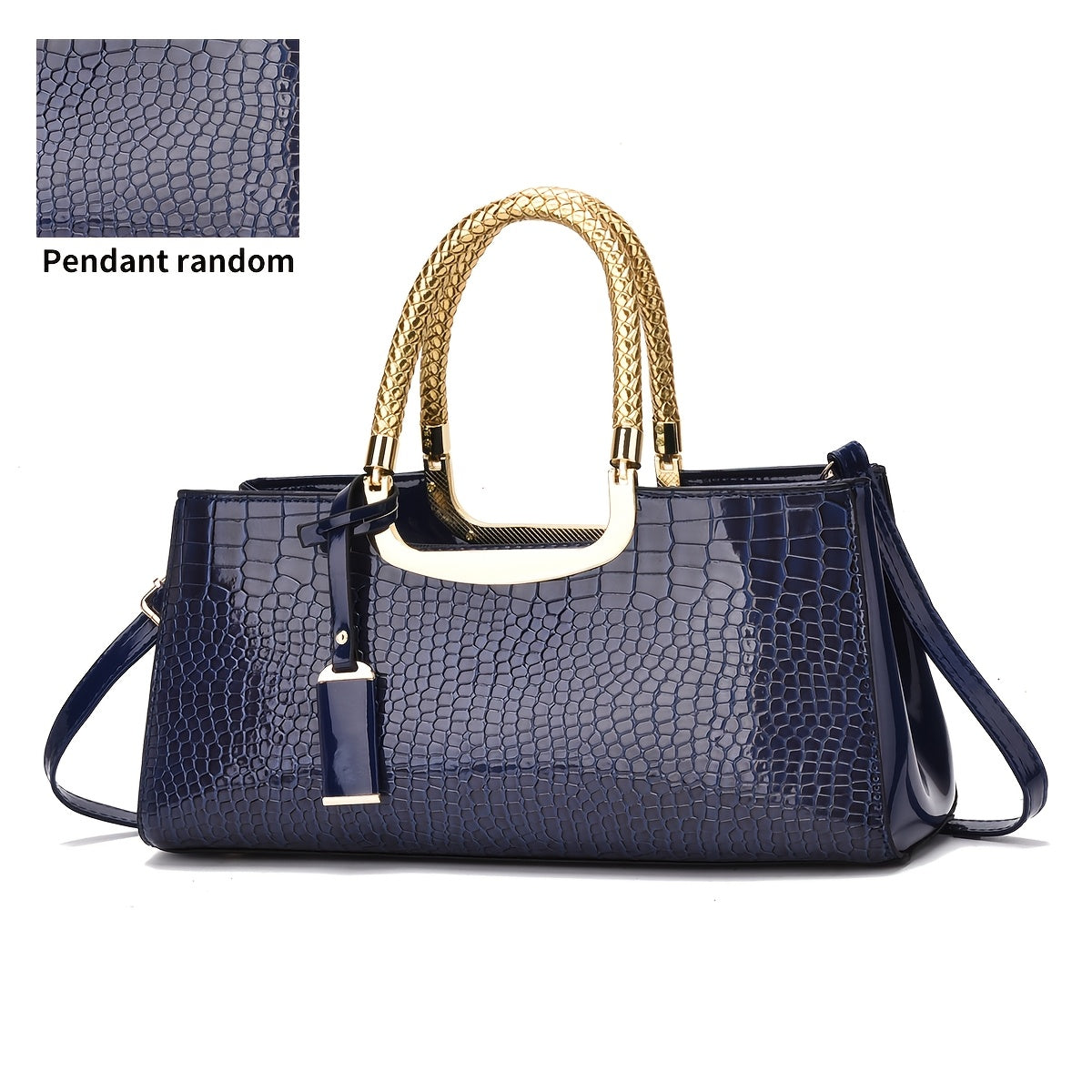 Elegant Evening Clutch with Gold Hardware and Detachable Strap