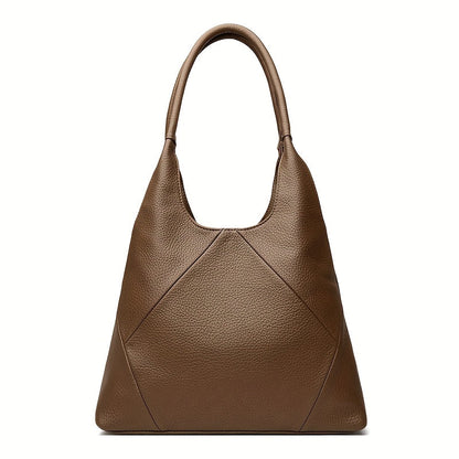 Elegant PU tote bag: Stylish large capacity shoulder purse