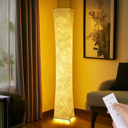 Stylish Dimmable LED Floor Lamp with USB and Warm Light