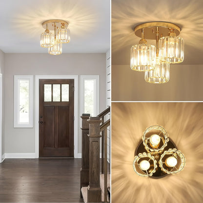 Modern crystal chandelier with adjustable lighting for any room