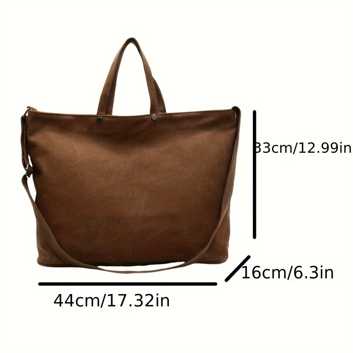 Retro tote bag for women with adjustable shoulder strap