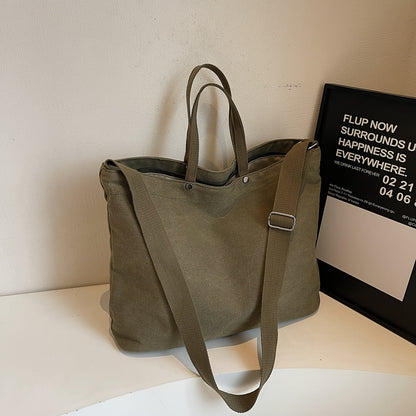 Retro tote bag for women with adjustable shoulder strap