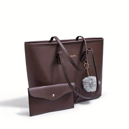 Dark Brown Embossed Detail Handbag with Removable Strap 2023
