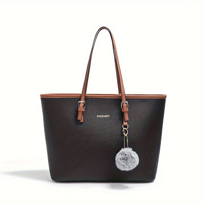 Dark Brown Embossed Detail Handbag with Removable Strap 2023
