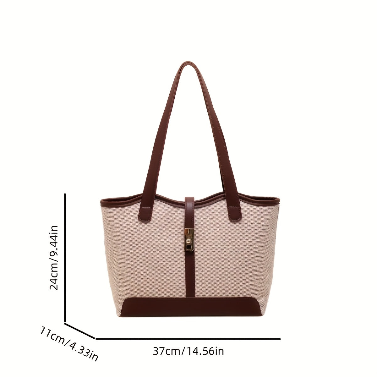 Spacious Women's Tote Bag: Stylish Double Handle Casual Carryall