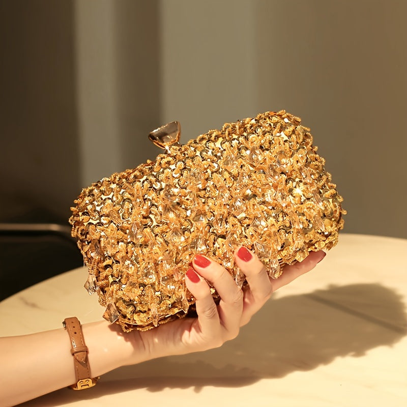 Handmade Vintage Beaded Handbag for Elegant Evening Events