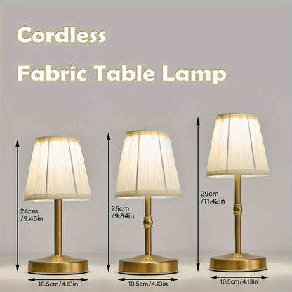 Dimmable Cordless LED Table Lamp with Rechargeable Battery