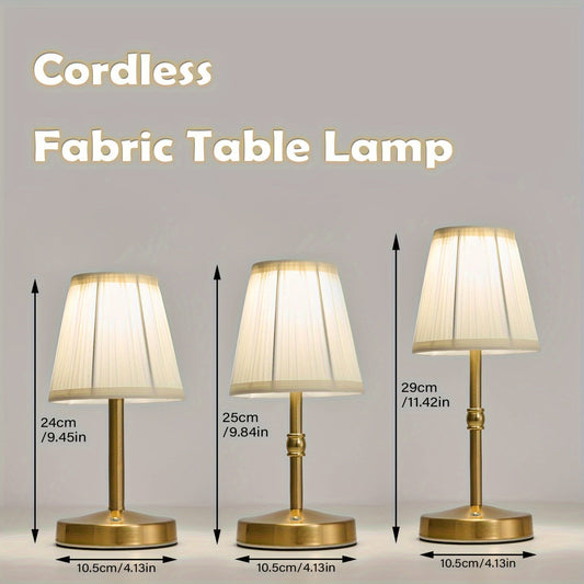 Dimmable Cordless LED Table Lamp with Rechargeable Battery