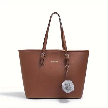 Dark Brown Embossed Detail Handbag with Removable Strap 2023