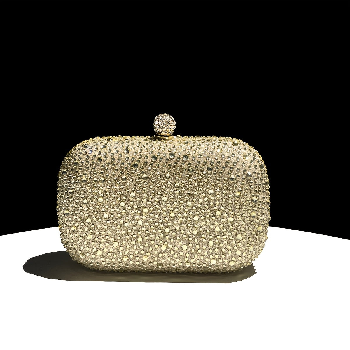 Emerald Green Handbag: Elegant Small Rhinestone Evening Purse