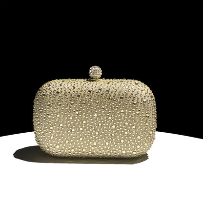 Emerald Green Handbag: Elegant Small Rhinestone Evening Purse