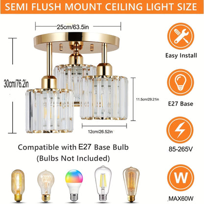 Modern crystal chandelier with adjustable lighting for any room