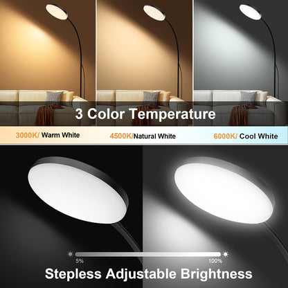 Versatile USB Powered Modern LED Floor Lamp with Adjustable Colors