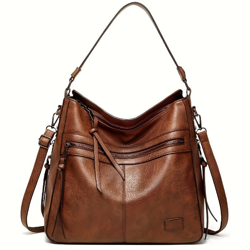 Stylish Autumn Winter Women's Shoulder Bag with Multiple Pockets