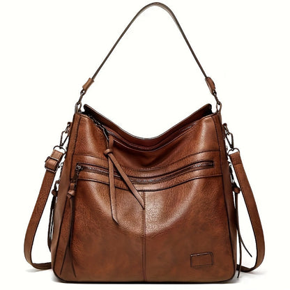 Stylish Autumn Winter Women's Shoulder Bag with Multiple Pockets