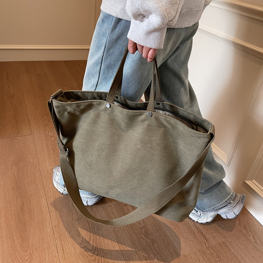 Retro tote bag for women with adjustable shoulder strap