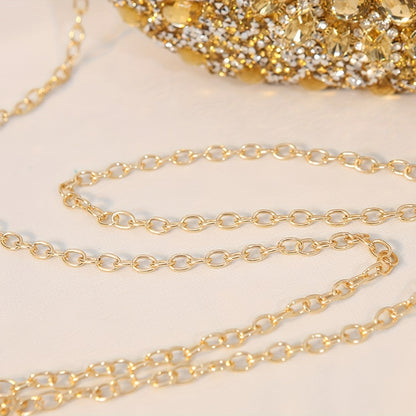 Sunflower Rhinestone Evening Clutch: Perfect Women's Party Purse