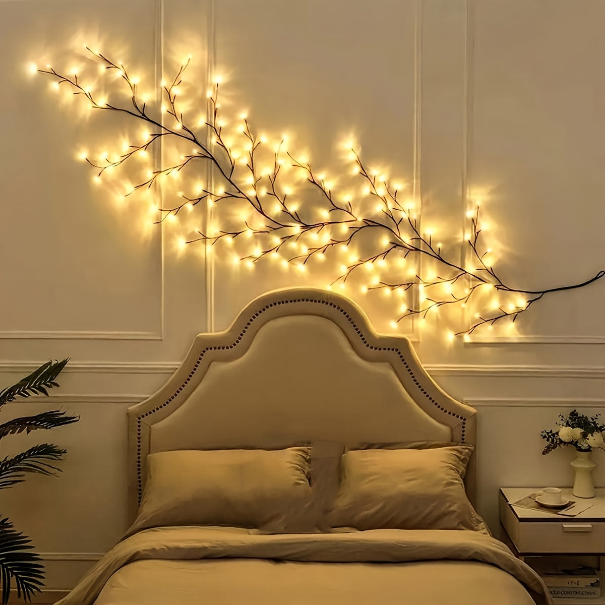 Willow Vine Light: Bendable LED Decorative Plant Night Light