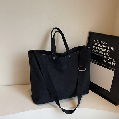 Retro tote bag for women with adjustable shoulder strap