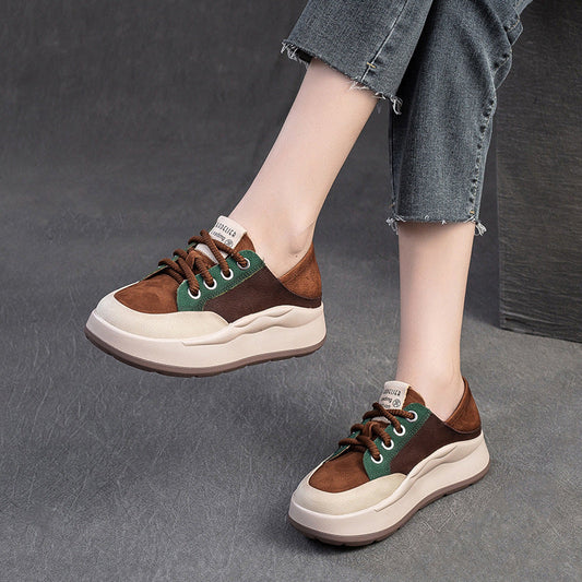 Women's Fashion Color-Blocked Casual Shoes