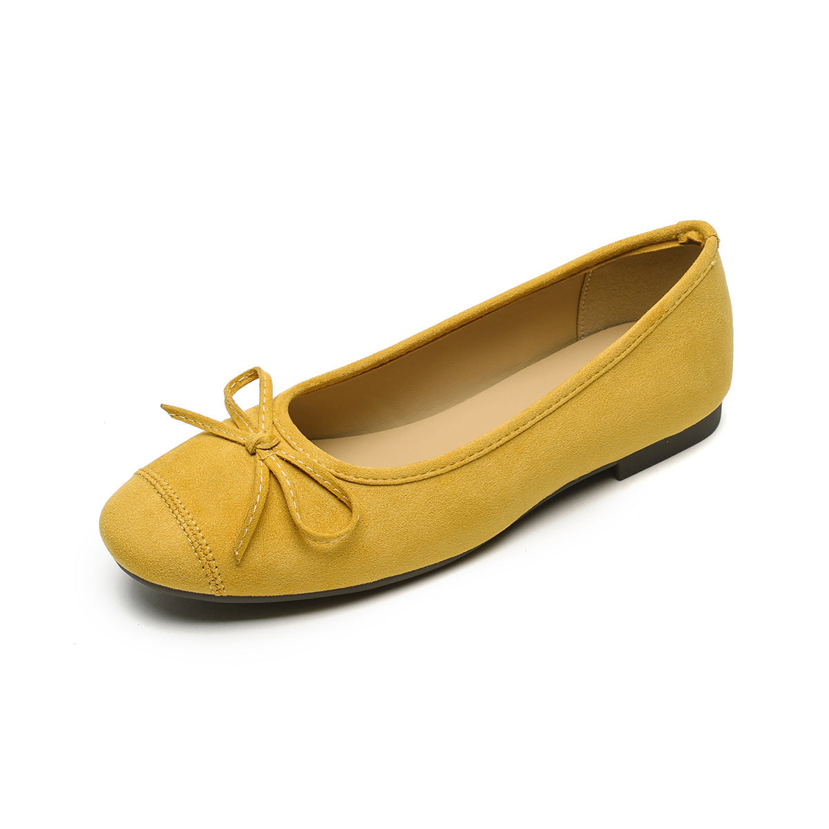 Women's Plain Bowknot Casual Comfort Flats-RAIIFY