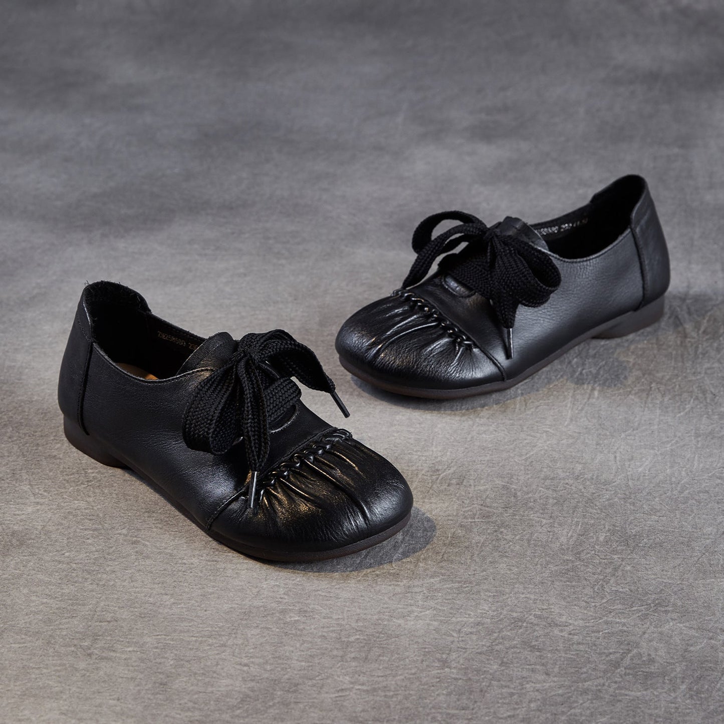 Women's Handmade Vintage Leather Lace-up Casual Shoes