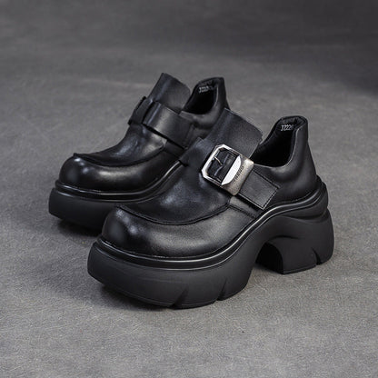 Women's Vintage Chuanky Platform Strap Casual Shoes-RAIIFY