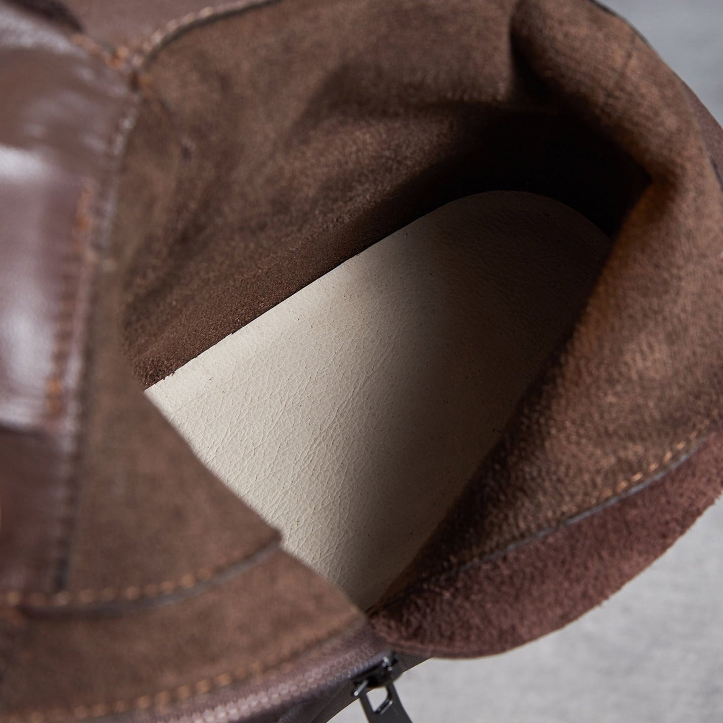 Women's Vintage Patchwork Leather Flat Casual Boots