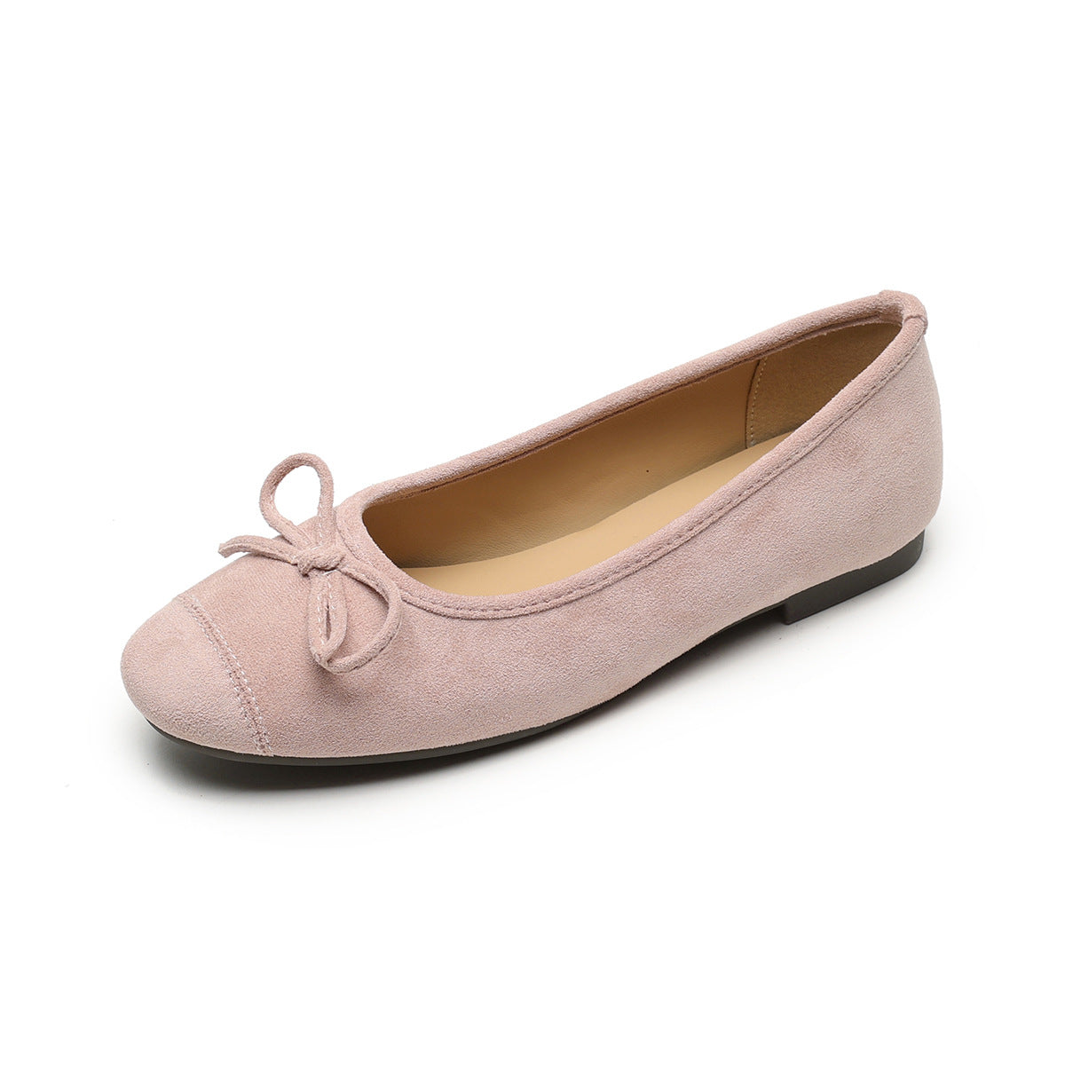 Women's Plain Bowknot Casual Comfort Flats-RAIIFY