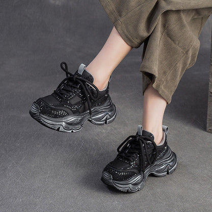 Women's Fashion Breathable Chunky Platform Sneakers
