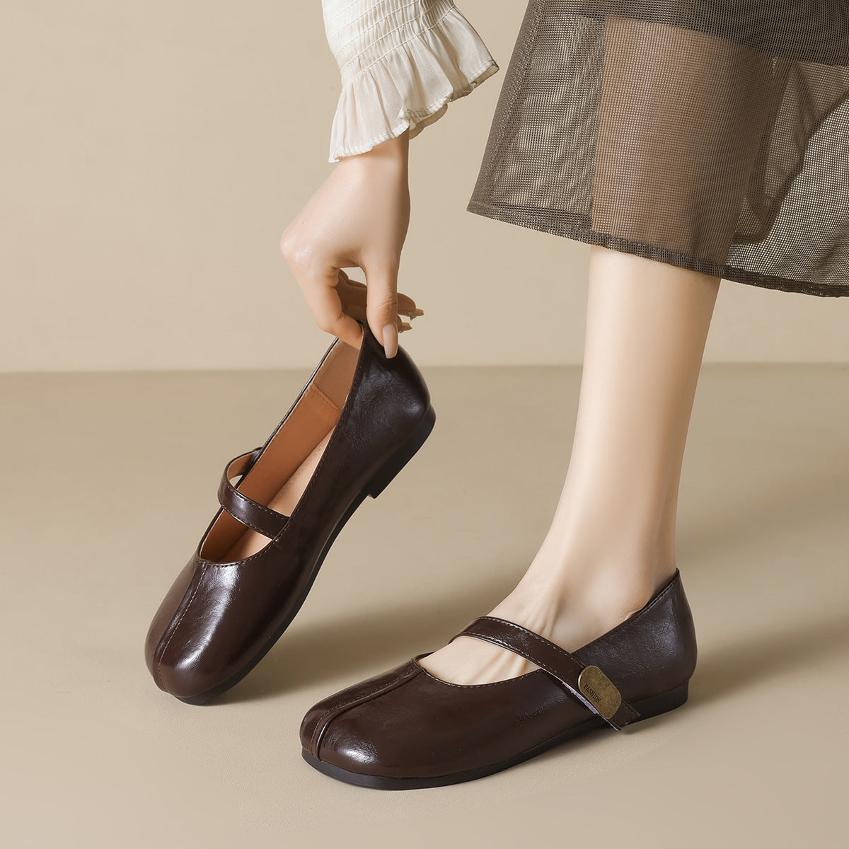 Women's Retro Soft Comfort Mary Jane Shoes