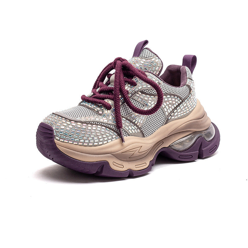Women's Fashion Breathable Chunky Platform Sneakers