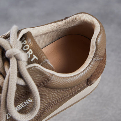 Women's Retro Quilted Leather Casual Sneakers