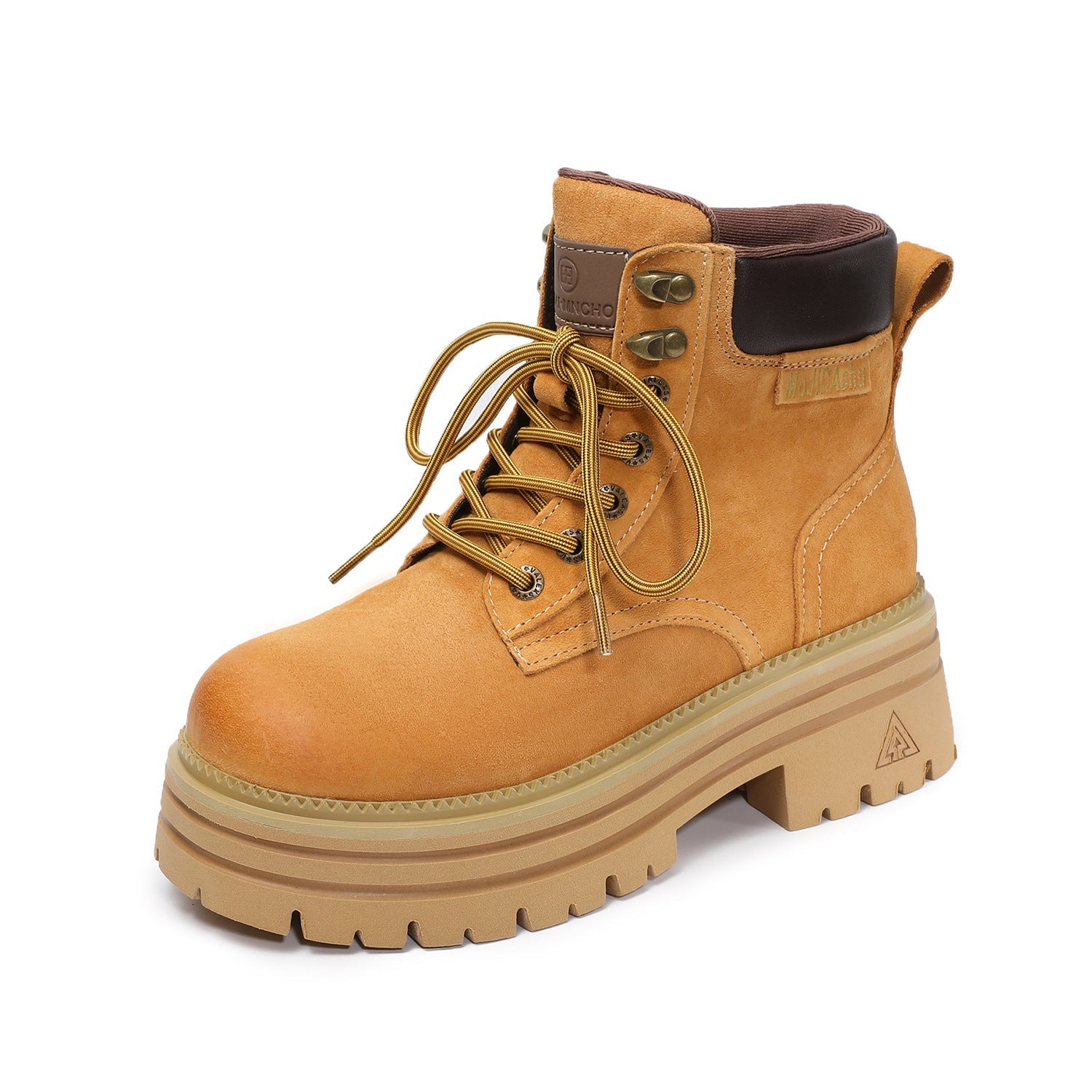 Women's Cowhide Fashion Ankle Motorcycle Boots-RAIIFY