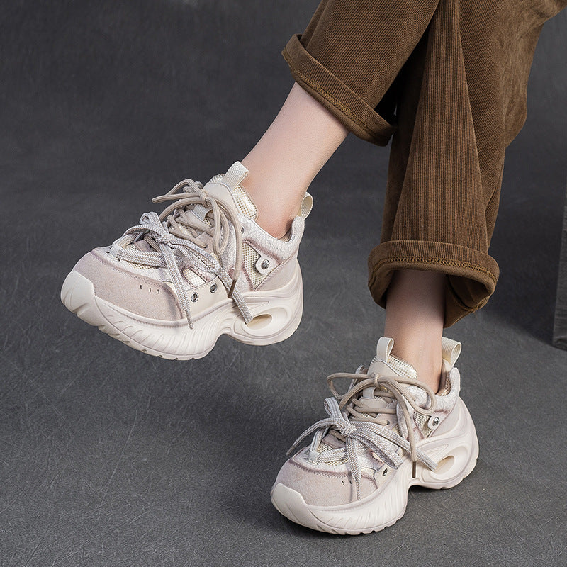 Women's Fashion Breathable Chunky Platform Sneakers