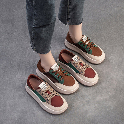Women's Fashion Color-Blocked Casual Shoes