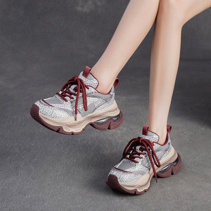 Women's Fashion Breathable Chunky Platform Sneakers